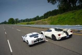 Preproduction 2022 Ford GT Heritage Edition